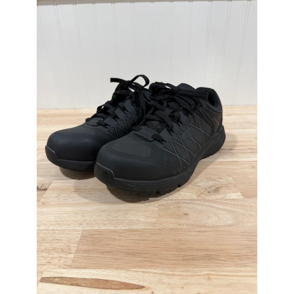Keens Utility Steel Toe Low Top Shoes Konnectfit Black Women Size 9
